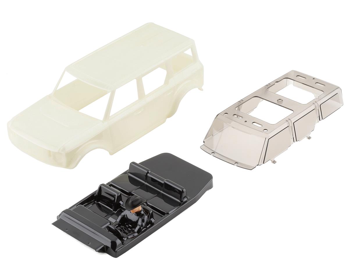 Axial SCX24 Body: Ford Bronco White/Unpainted