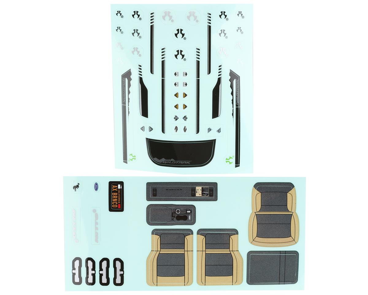 Axial SCX24 Body: Ford Bronco White/Unpainted