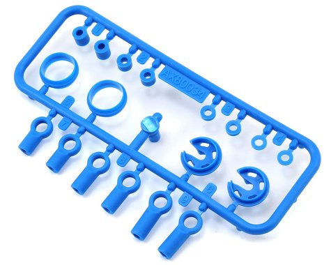 Árbol 2 de piezas de amortiguador axial de 10 mm (azul) *Discontinuado