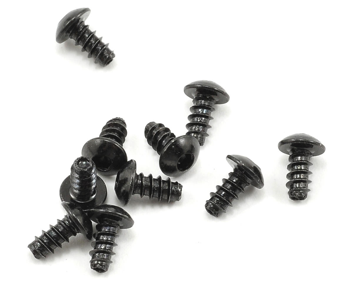 Axial M3x6mm Tapping Hex Socket Button Head (Black) (10pcs)