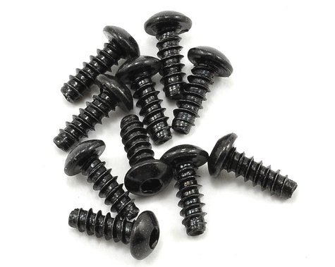 Axial M3x8mm Hex Socket Tapping Button Head (Negro) (10pcs)