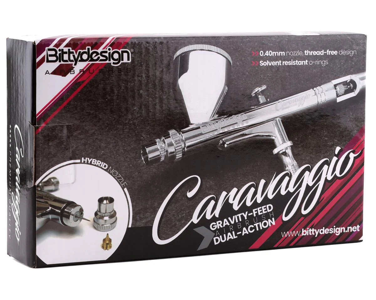 Bittydesign Caravaggio Aerógrafo de alimentación por gravedad de doble acción