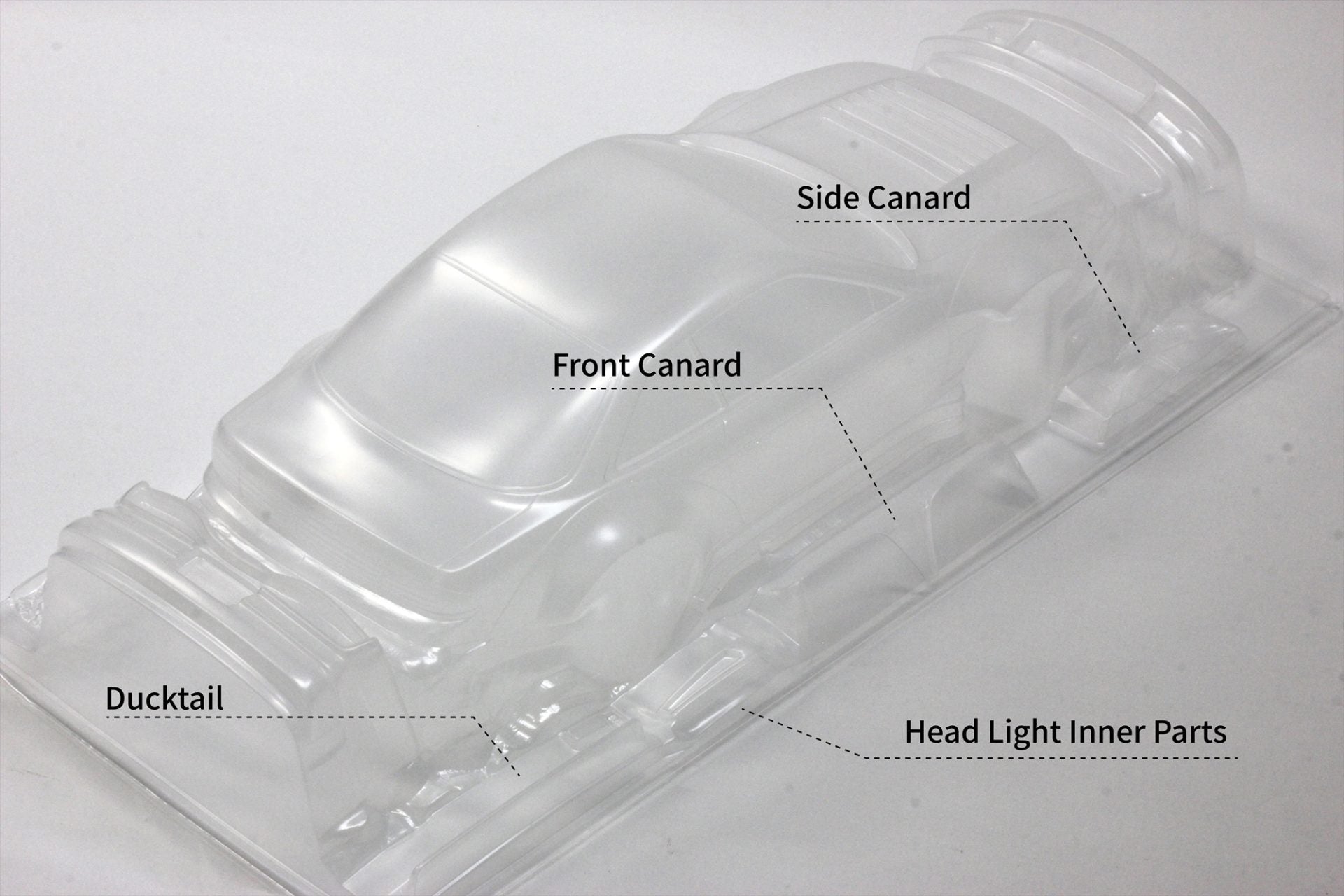Pandora RC Nissan Silvia S14 Kouki Late Model BLS / BN Sports 1/10 Clear Drift Body