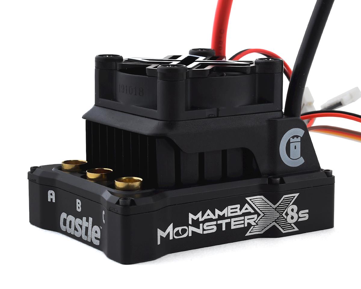 Castle Creations 1/6 Mamba Monster X 8S Brushless ESC / 2028-800Kv Sensored Motor Combo