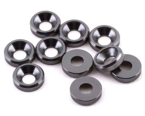 DragRace Concepts 3mm Countersunk Washers (Assorted Colors) (10)