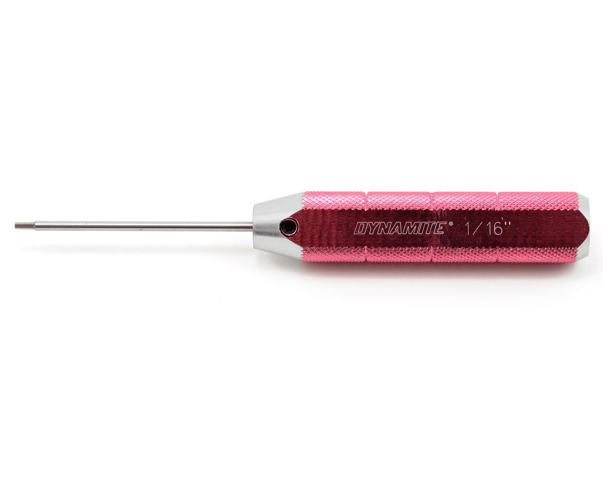 Dynamite Machined Hex Driver, Red: 1/16"