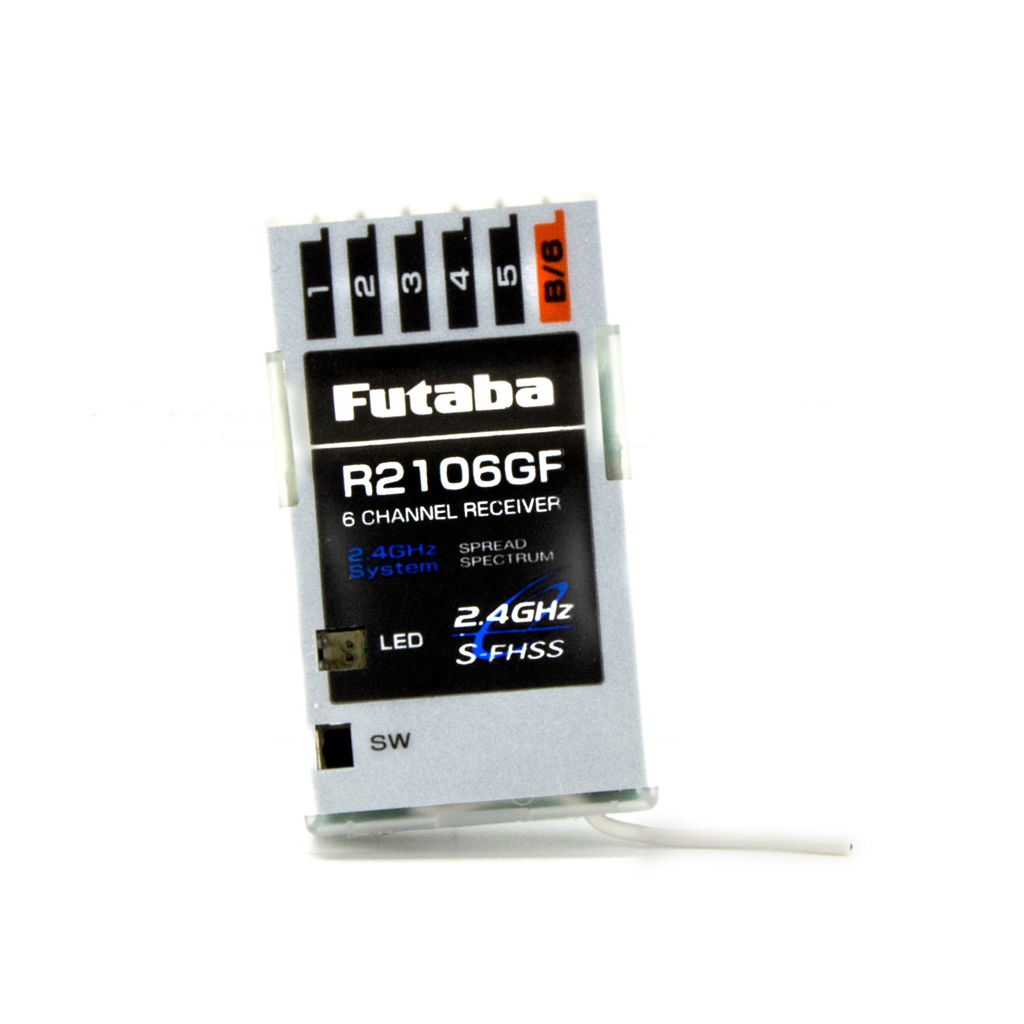 Futaba R2106GF 2.4GHz S-FHSS Microrreceptor de 6 canales