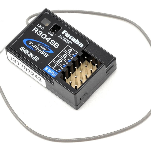 Futaba R304SB T-FHSS 4-Channel Telemetry Enabled 2.4GHz Receiver