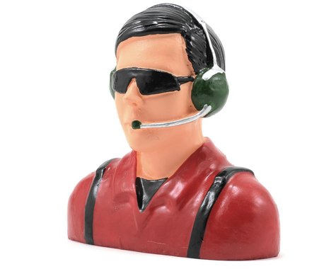 Figura de piloto "civil" de Hangar 9 con auriculares, micrófono y gafas de sol (rojo) (1/4) 