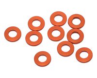 HB Racing 2x4x0.5mm Aluminum Washer (Orange) (10) *Discontinued