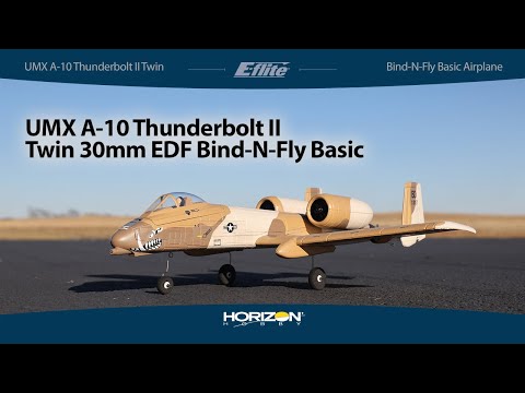 E-flite UMX A-10 Thunderbolt II 30mm EDF BNF Básico 