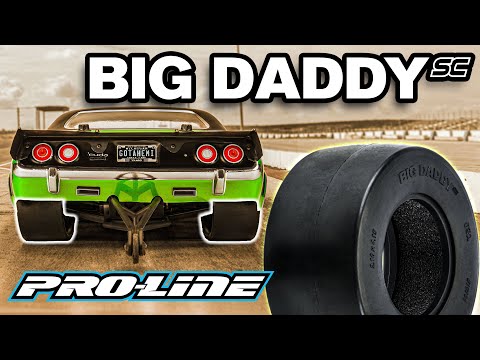 Pro-line 1/10 Big Daddy Wide Drag Slick MC Rear 2.2"/3.0" Drag Neumático (2)