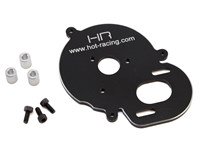Hot Racing Axial Wraith Super Size Heat Sink Motor Plate (Black) *Archived