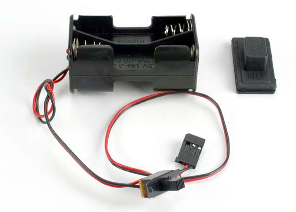 Traxxas 4-Cell "AA" Battery Holder w/Switch Cover