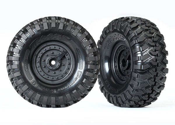 Traxxas TRX-4 Canyon Trail Premontado 1.9 Crawler Tires con ruedas tácticas (S1)