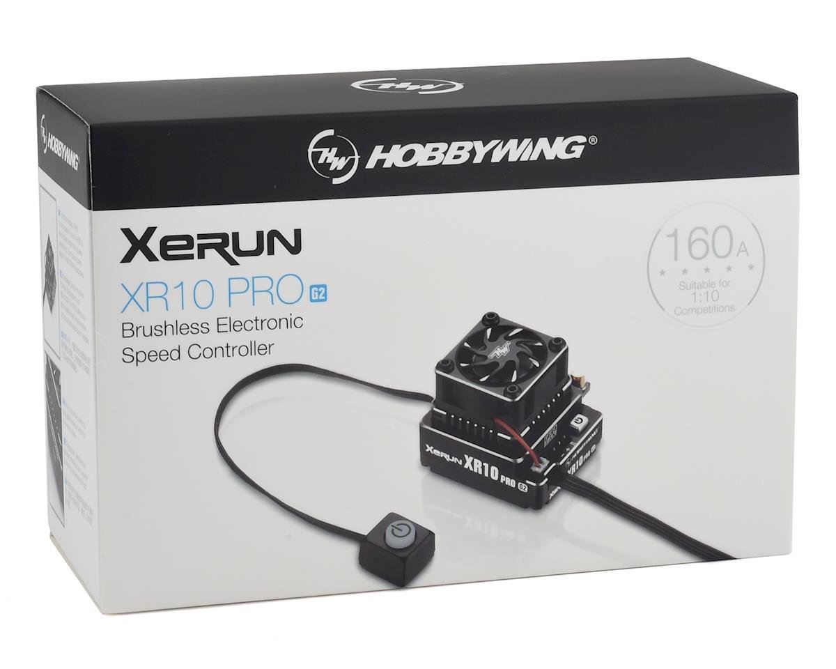 Hobbywing Xerun XR10 Pro G2 160A Sensored Brushless ESC *Archived