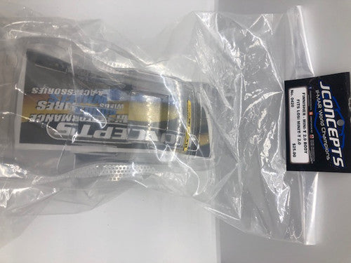 Carrocería JConcepts Mini-T 2.0 "Finnisher" con alerón trasero (transparente)