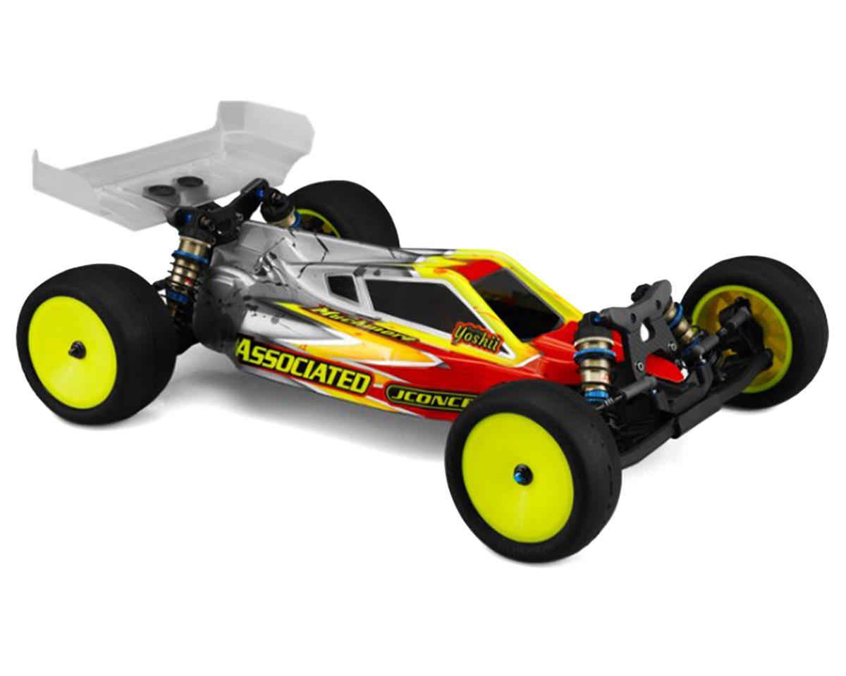 JConcepts Associated B6.4/B6.4D "P2" Buggy Body w/Carpet Wing (Clear) (Lightweight)