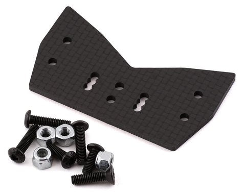 JConcepts 8ight-XT Front Body Mount Adaptor Carbon Fiber with Hardware