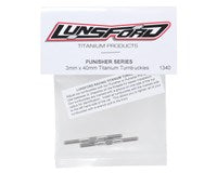 Tensores de titanio Lunsford de 3x40 mm "Punisher" (2) *Discontinuado