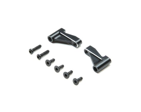 Losi Mini-T 2.0 Aluminum Front Brace Set (Black)