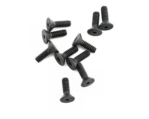 Losi Flat Head Screws, 4-40 x 3/8" (10)