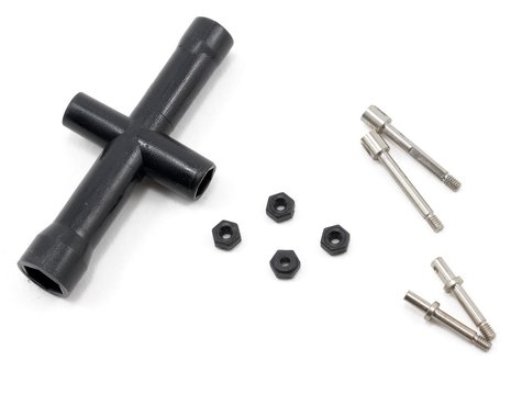 Losi Front/Rear Threaded Axle Set *Archived