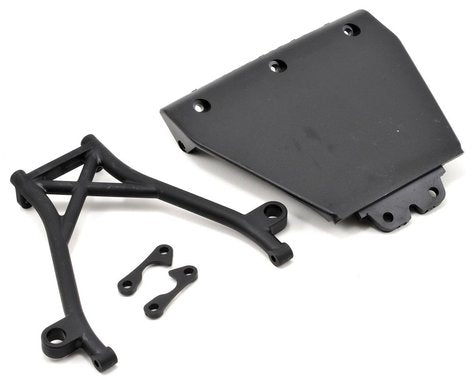 Losi Front Skid Plate, Bumper Brace & Spacers: 5IVE-T