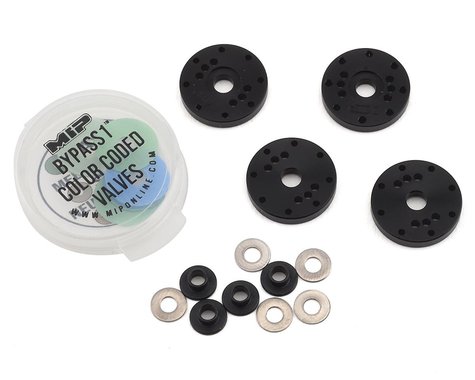 MIP Bypass1 Pistons, 8-Hole Set, 16mm for Team Associated 1/8th