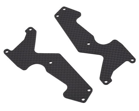 Mugen Seiki MBX8T/MBX8TE Graphite Front Lower Suspension Arm Plate (2) -