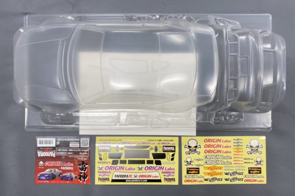 Pandora RC Nissan Silvia S15 Raijin (Thunder God) / ORIGIN Labo. Clear Drift Body