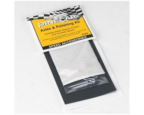 PineCar Axles & Polishing Kit
