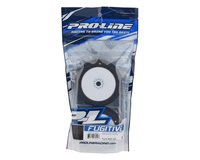 Pro-Line Fugitive Pre-Mounted 1/8 Buggy Tires (2) (White) (S3) *Archived