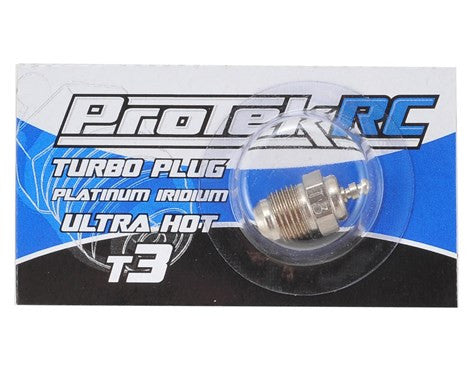 Bujía incandescente turbo ultra caliente ProTek RC T3 (motores .12 y .21)