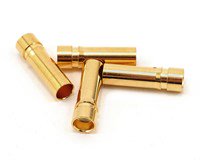 Conectores de oro macizo "Super Bullet" ProTek RC de 5,0 mm (4 hembra)