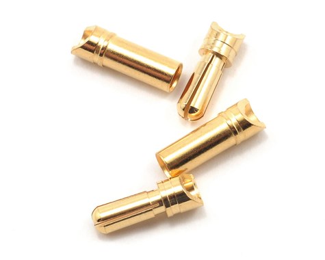 Conectores dorados "Super Bullet" ProTek RC de 3,5 mm (2 macho/2 hembra)