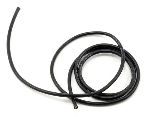 Cable de conexión de silicona negro ProTek RC 14awg (1 metro)