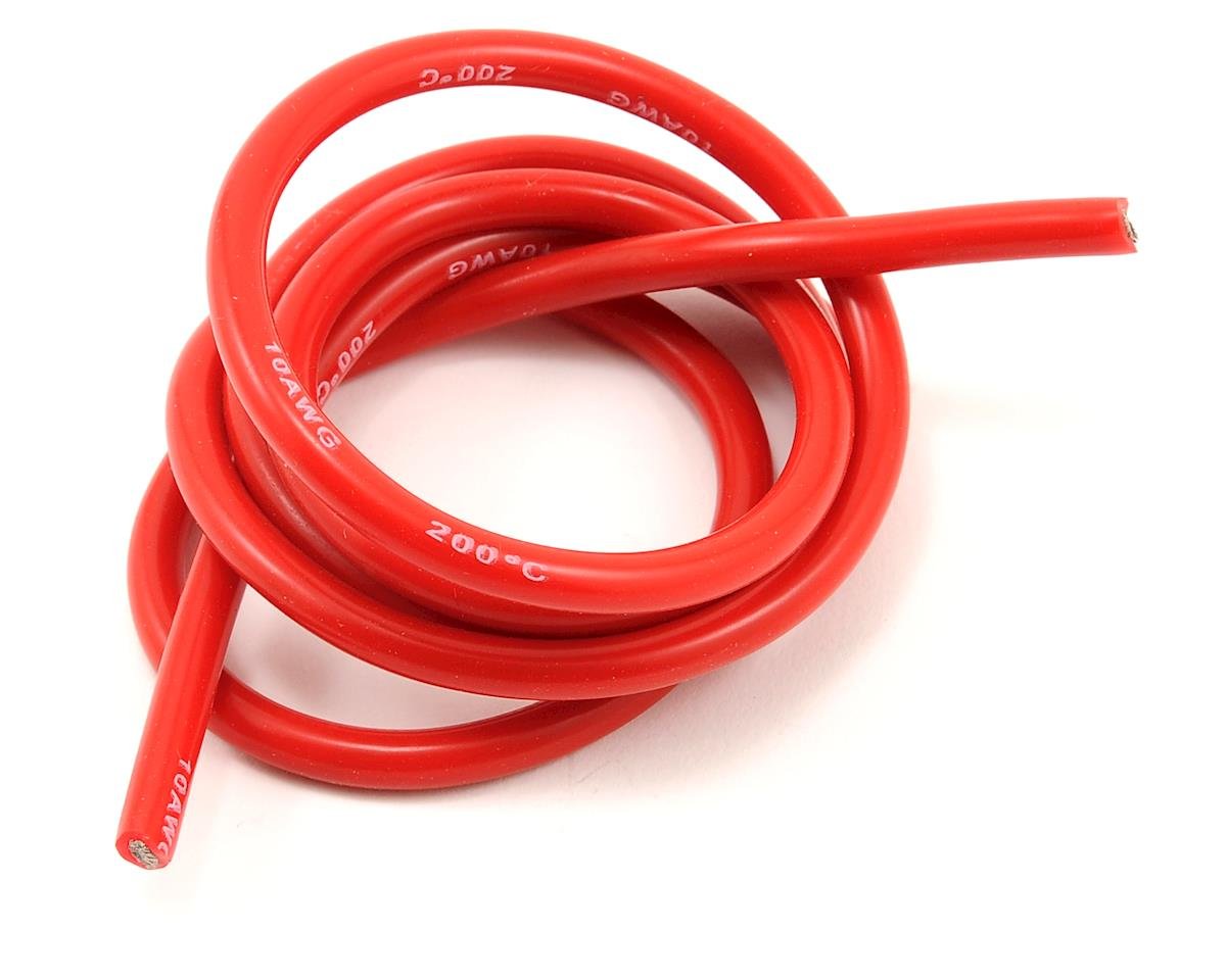 Cable de conexión de silicona rojo ProTek RC 10awg (1 metro)