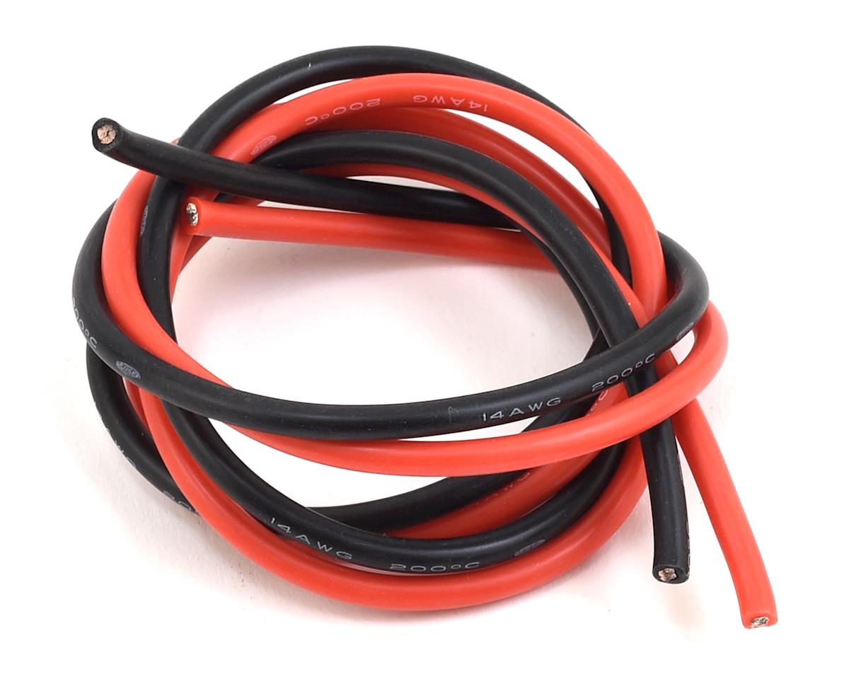 Cable de conexión de silicona ProTek RC 14awg (rojo y negro) (2' cada uno)