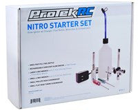 ProTek RC Nitro Starter Set con encendedor incandescente, botella de combustible, llaves y destornilladores *Discontinuado 