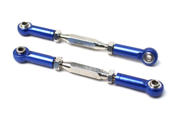 Racers Edge Slash 2/4Wd Aluminum Camber / Steering Links (Pr) - Blue *DISCONTINUED