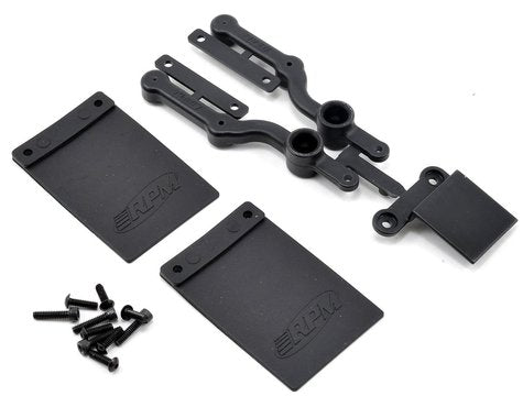 RPM Mud Flap and Number Plate Kit for the Associated SC10 2wd