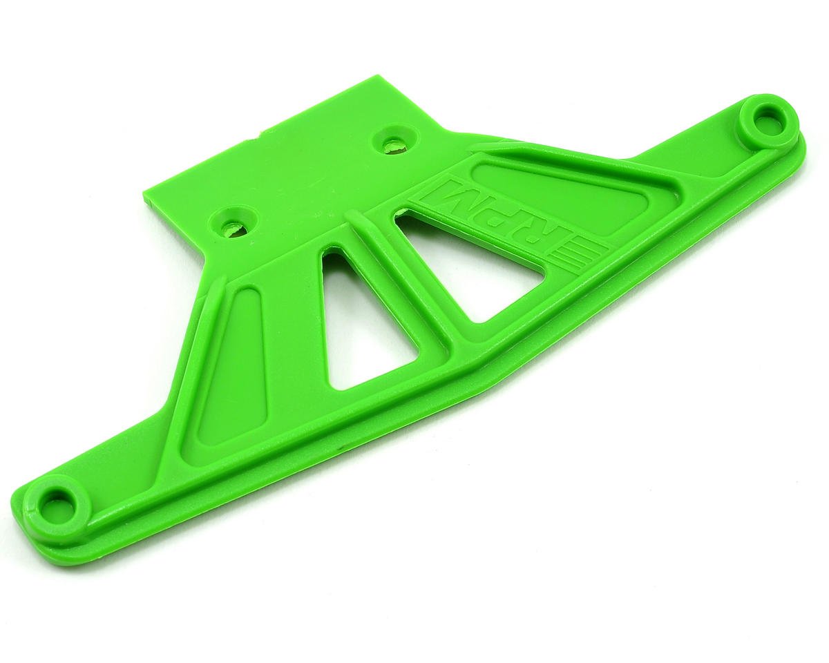 RPM Traxxas Rustler/Stampede parachoques delantero ancho (verde) 