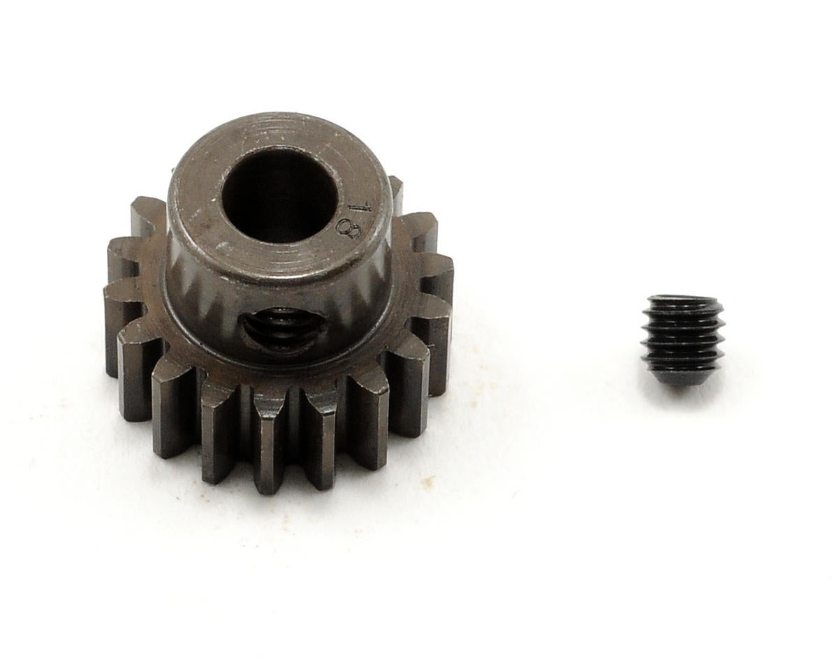 Robinson Racing Extra Hard Steel .8 Mod Pinion Gear w/5mm Bore (Assorted Teeth)