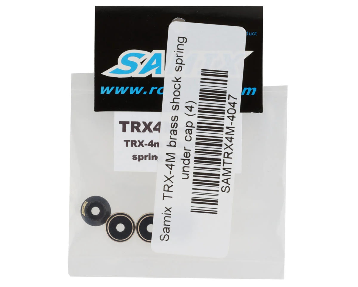 Copas de amortiguador de latón Samix TRX-4M (4) (1,5 g) 