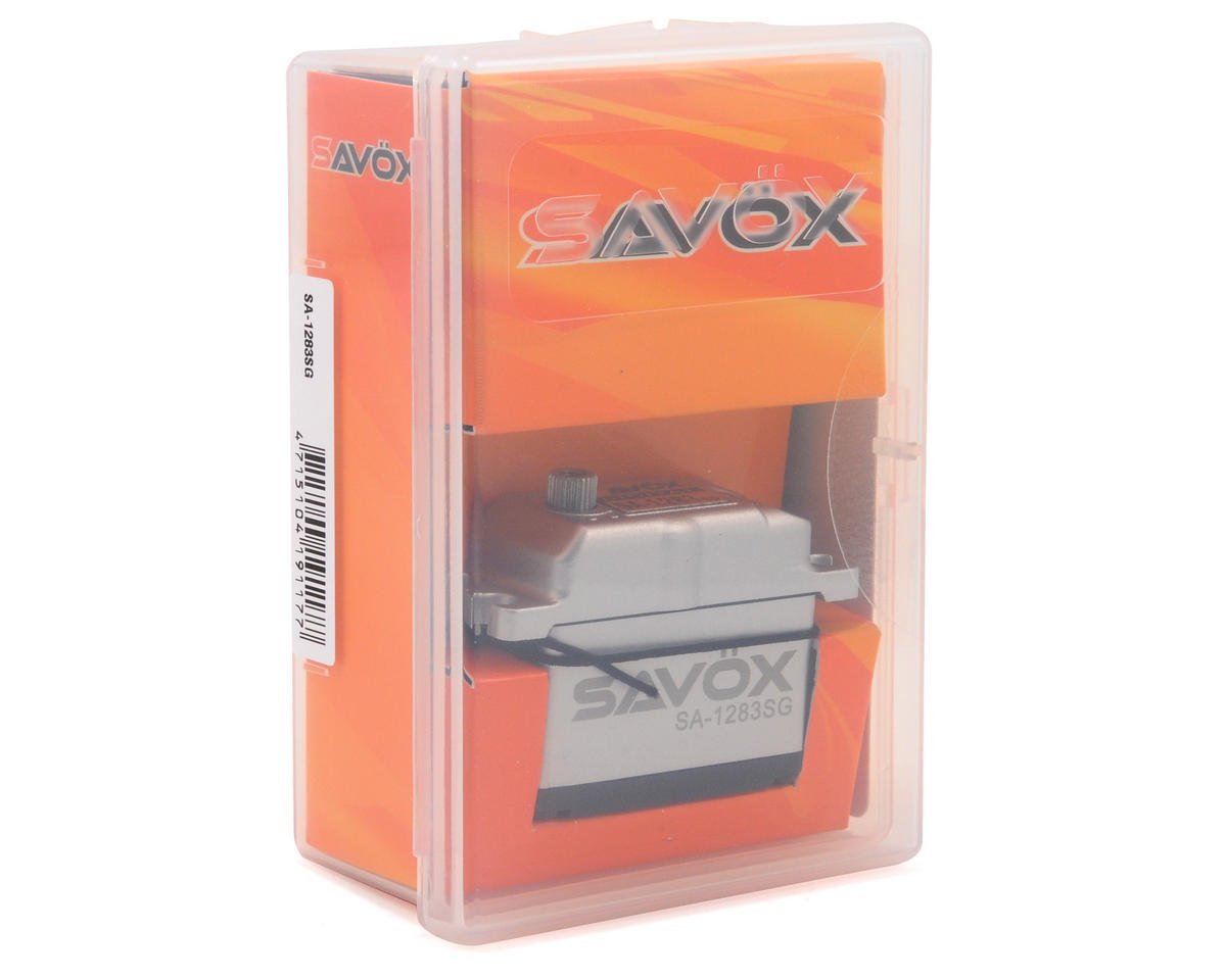 Savox SA-1283SG Caja de aluminio Digital "Super Torque" Servo de engranajes de acero