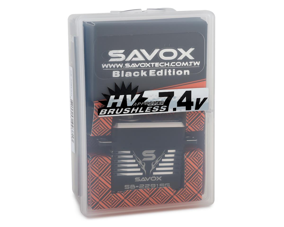 Savox SB-2291SG Black Edition Monster Speed ​​Servo de engranajes de acero sin escobillas (alto voltaje)