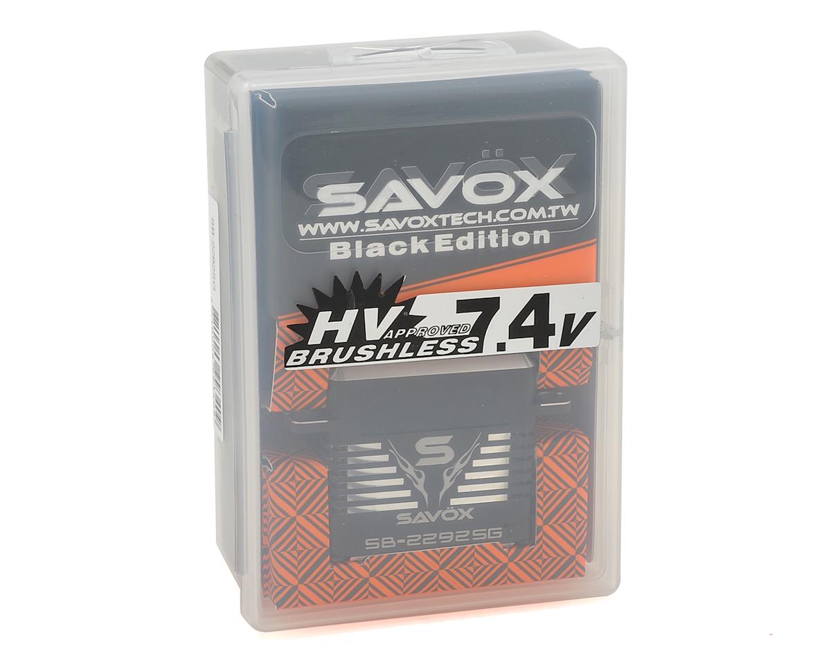 Savox SB-2292SG Black Edition Monster Torque Servo de engranajes de acero sin escobillas (alto voltaje)