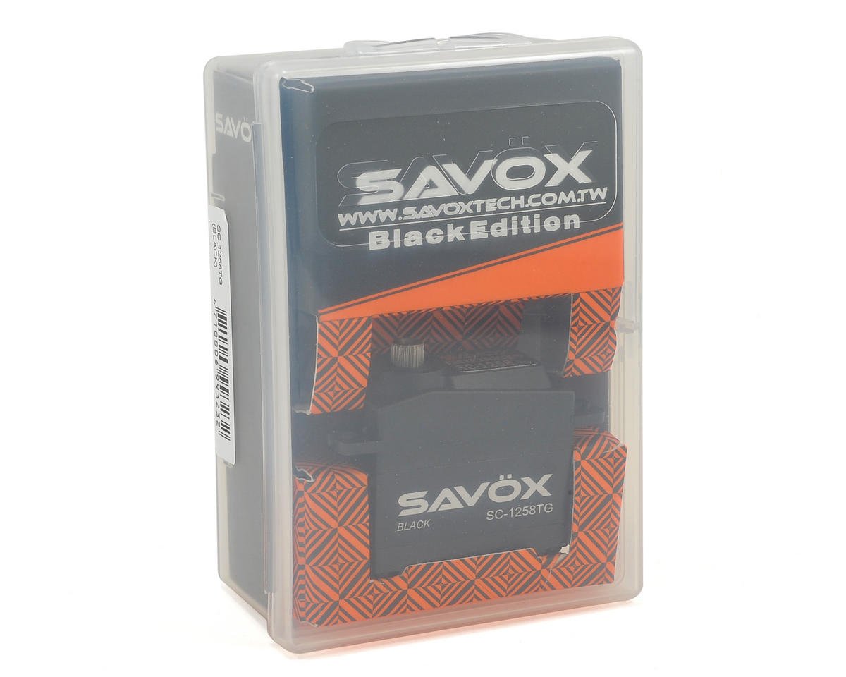 Savox SC-1258TG Black Edition Servo digital sin núcleo de tamaño estándar