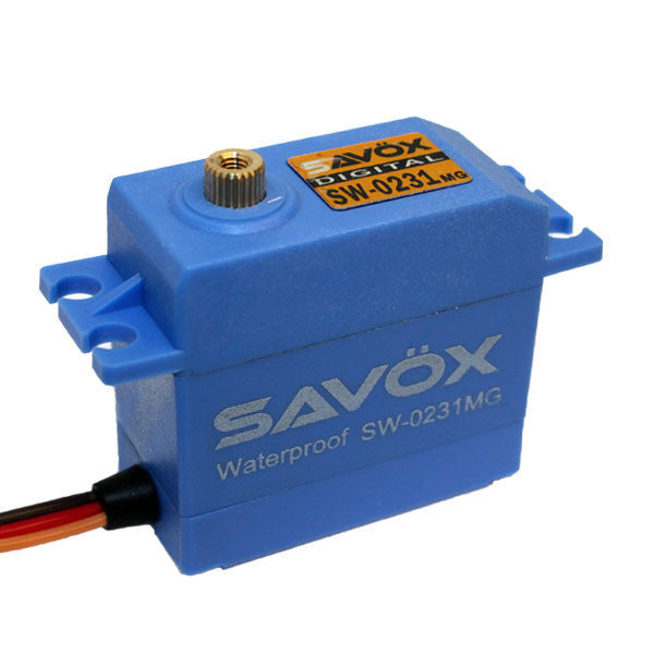 Savox SW-0230MG Servo digital resistente al agua Metal Gear (Alto voltaje)